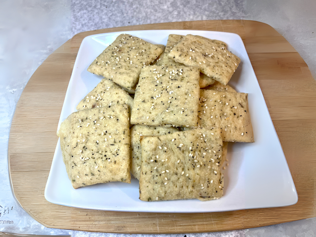 Sourdough Discard Crackers